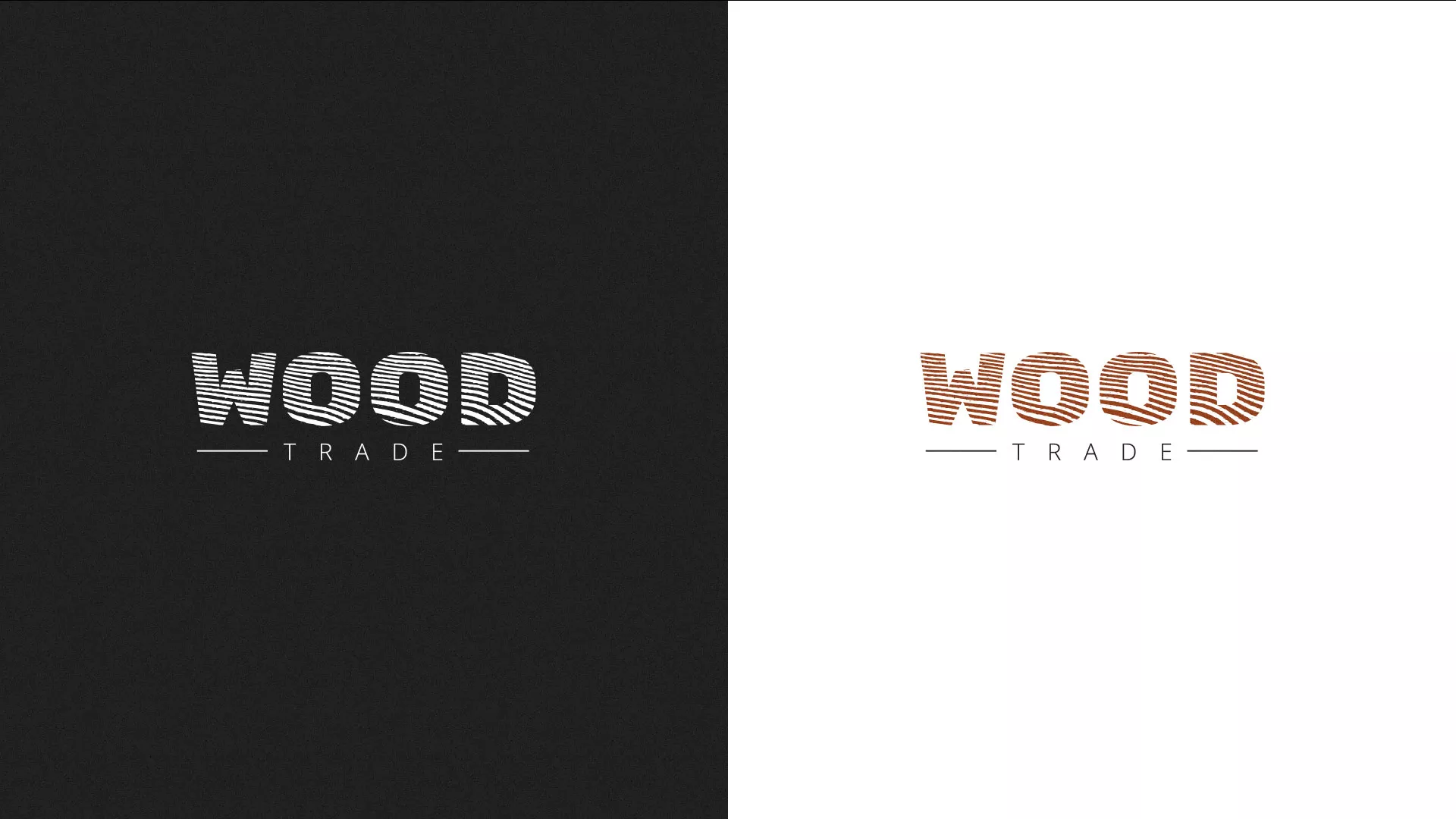 Разработка логотипа для компании «Wood Trade» в Чайковском