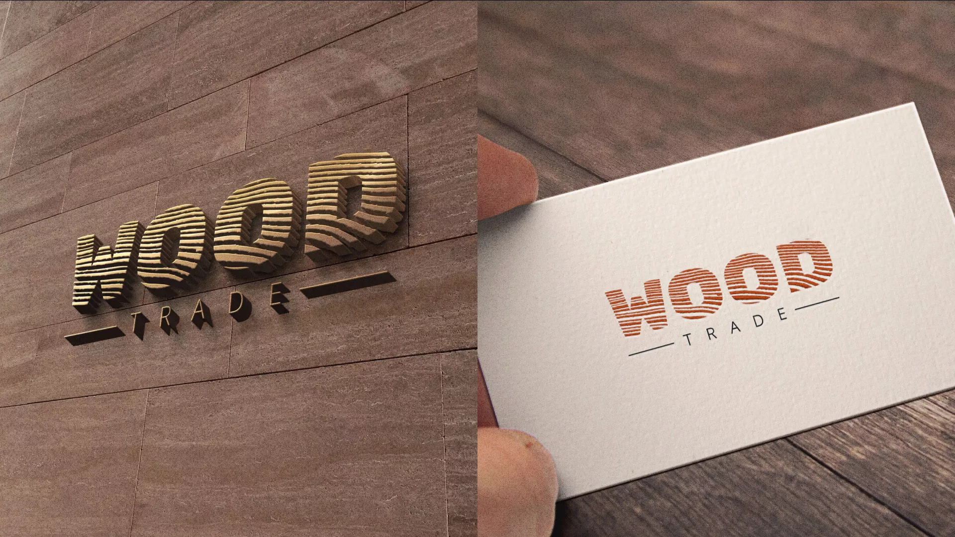 Разработка логотипа для компании «Wood Trade» в Чайковском